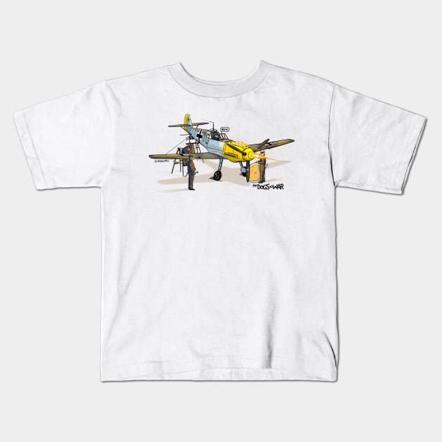 The Dogs of War: Bf 109E Kids T-Shirt by Siegeworks